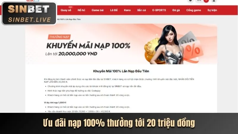 Thưởng chào mừng 22hello88